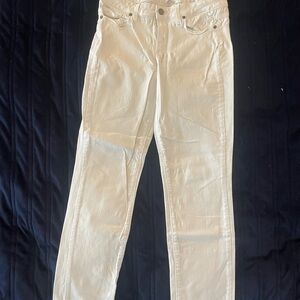 PAIGE Women's Straight Leg White Jeans